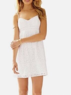 Lilly Pulitzer Joanna Resort White Dress - 6